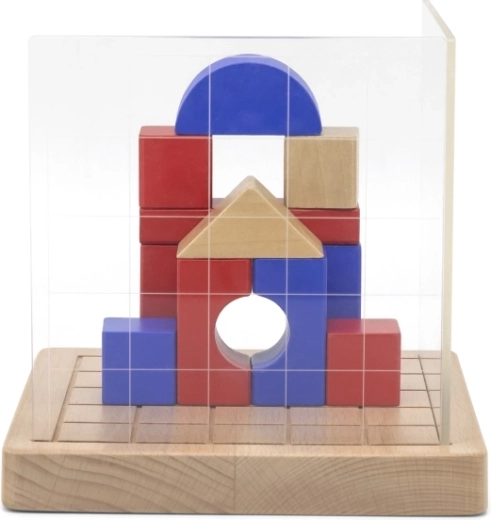 Construcción 3D con paneles acrílicos