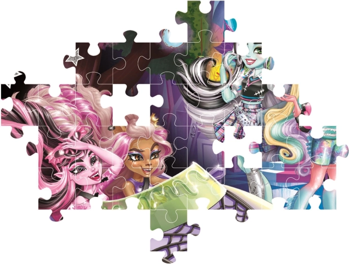 Colores vivos y el popular motivo MONSTER HIGH