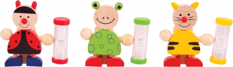 Reloj de arena de 3 minutos para un cepillado correcto