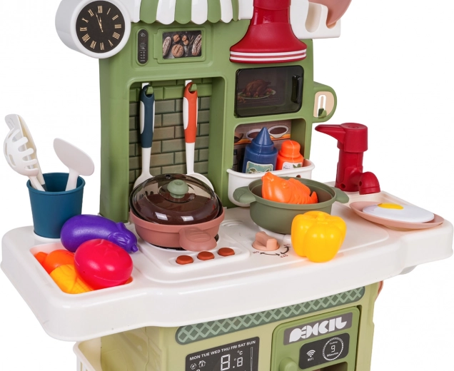 Grifo funcional con agua corriente