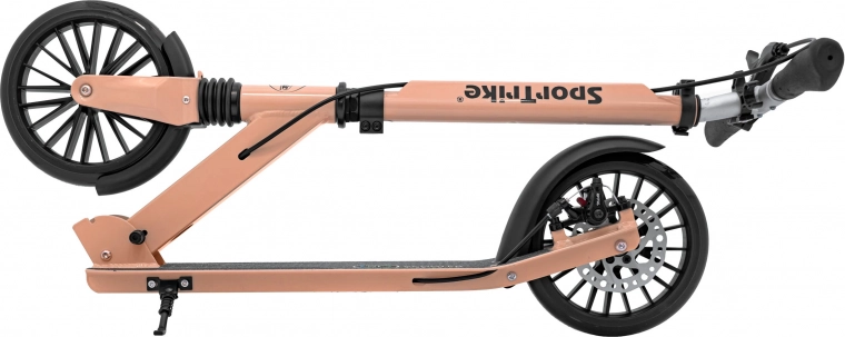 Cuadro de aluminio ligero y diseño plegable