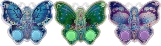 Motivos coloridos de hadas mariposa