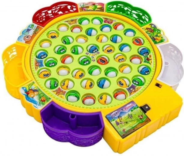 Estanque giratorio y pesca realista