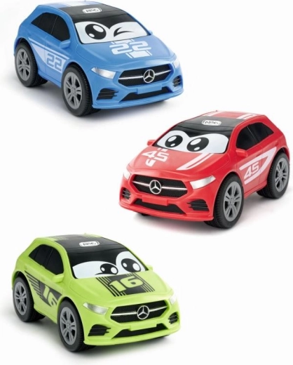 Tres colores alegres y aspecto MERCEDES con licencia