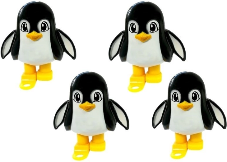 Simpáticos compañeros pingüinos