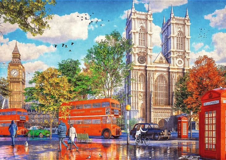 El encanto de Londres en 1000 piezas