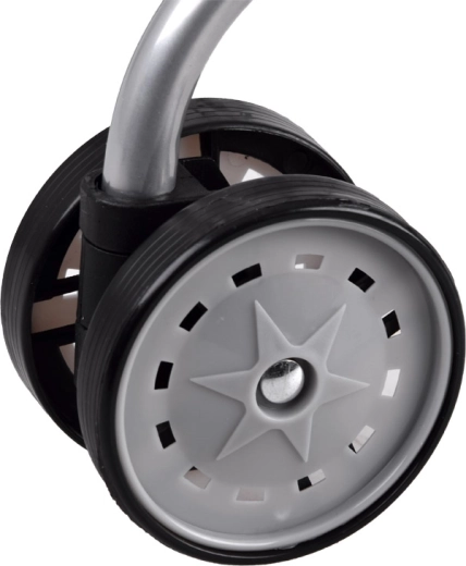 Desplazamiento suave con ruedas dobles