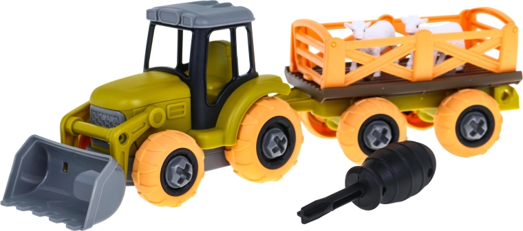 Remolque y pala desmontables