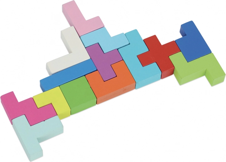 Diseño de madera colorido