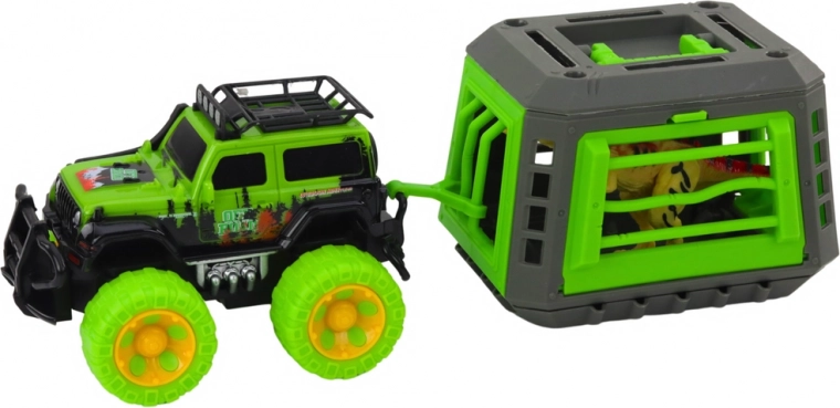 Jaula desmontable en el remolque