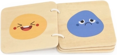 Librito de emociones de madera
