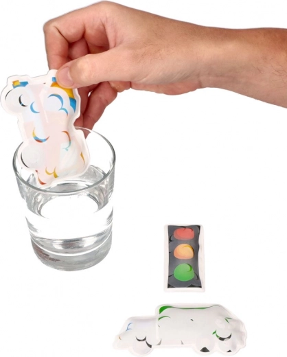 La magia del cambio de color en el agua