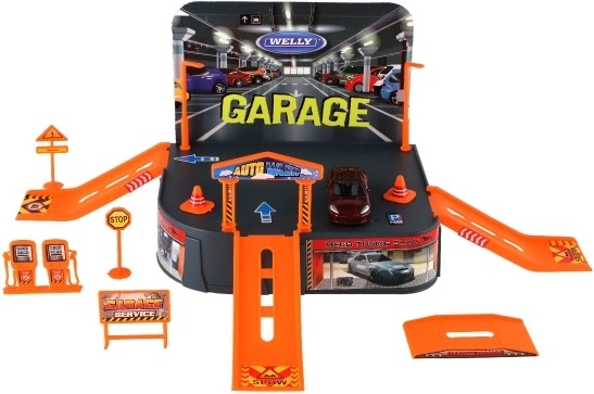 Incluye coche Welly Porsche