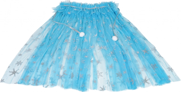 Falda de tul ligera con apliques