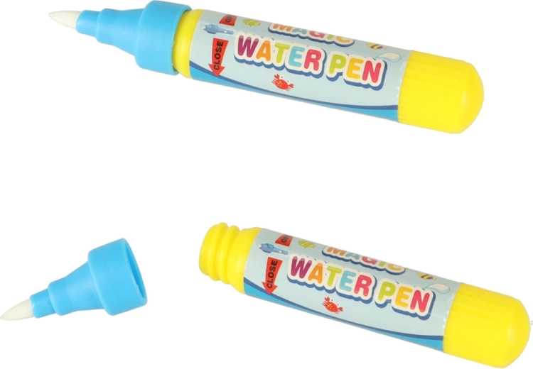 Pintar solo con agua, sin desorden