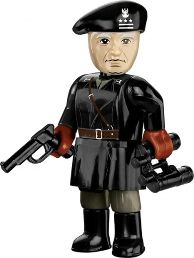 Figura del comandante y placa de coleccionista