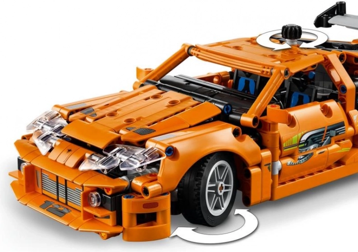 Motor de seis cilindros realista y dirección funcional