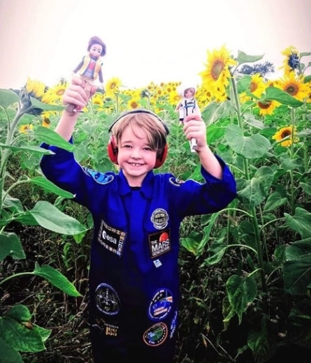 Equipo espacial para grandes aventuras