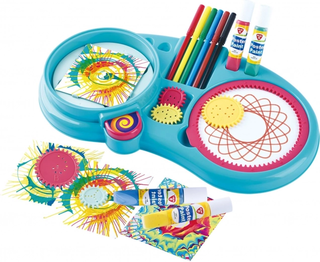 Creación doble: spirograph y spin‑art
