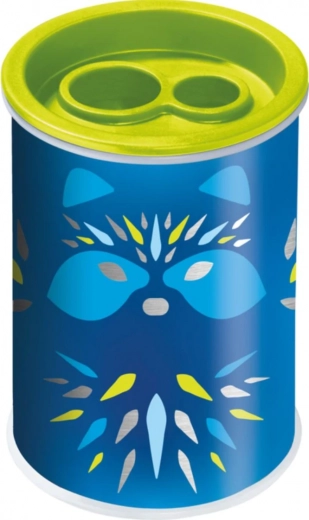 Dos orificios para distintos diámetros de lápices