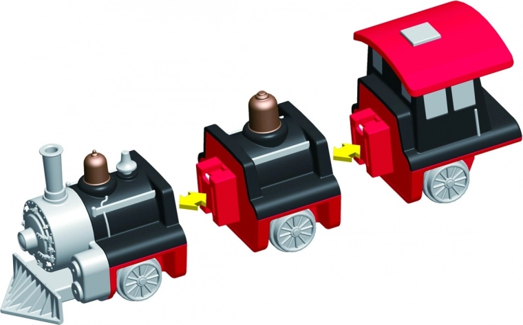 Sistema de imanes con encaje para construcción rápida