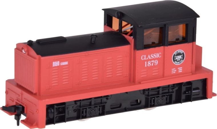 Locomotora clásica CLASSIC 1879 con énfasis en el detalle