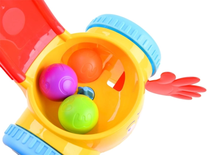 Recoge y hace botar pelotas de colores