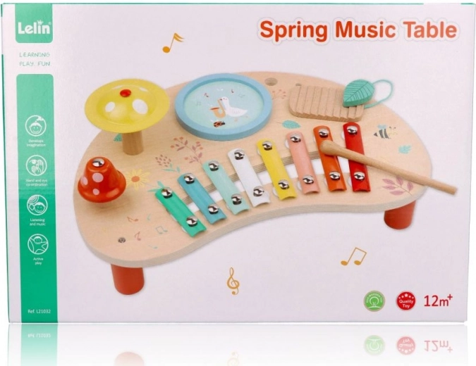 Tambor y otros componentes interactivos