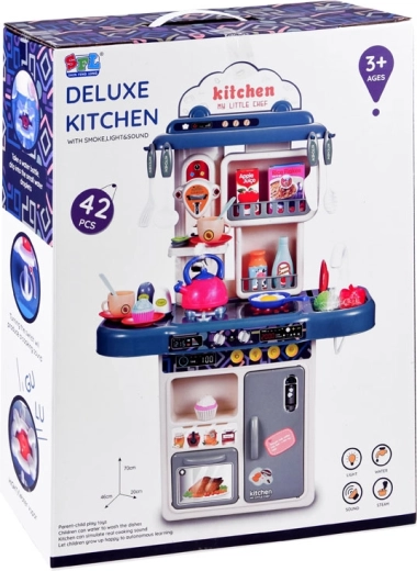 Experiencia de cocina real con luces, sonidos y vapor