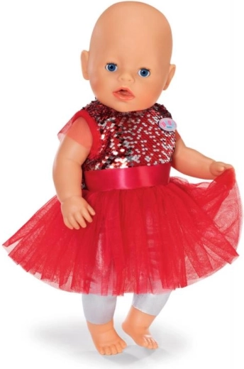 Vestido brillante con lentejuelas y falda de tul