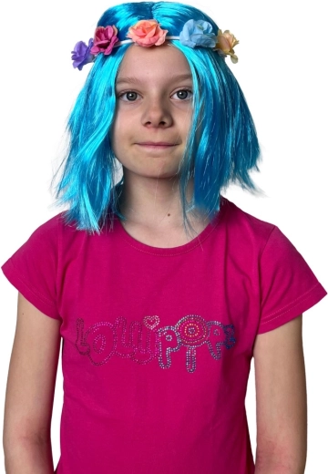 Un look azul brillante como LOLLIPOPZ