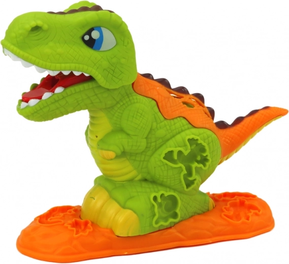 Gran dinosaurio con moldes