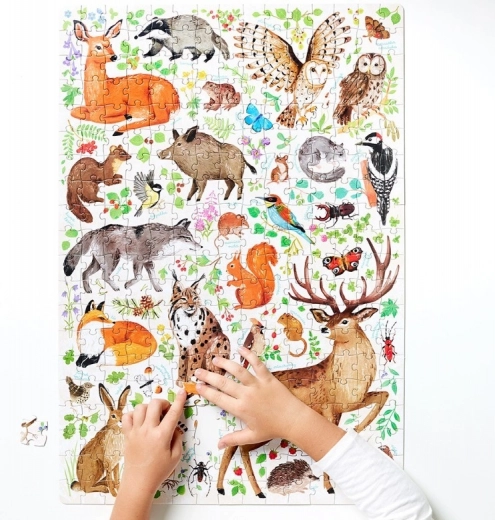 Póster con curiosidades sobre la naturaleza