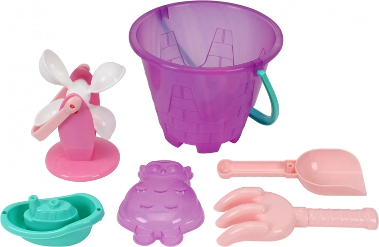 Cubo ligero y accesorios para manos pequeñas
