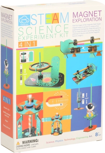 4 en 1: experimentos magnéticos para niños curiosos