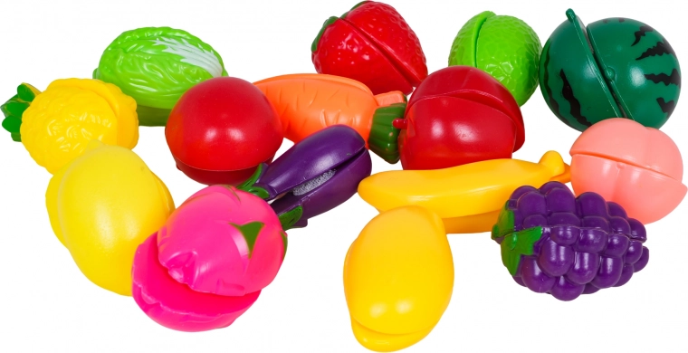 Compras y corte de alimentos con velcro