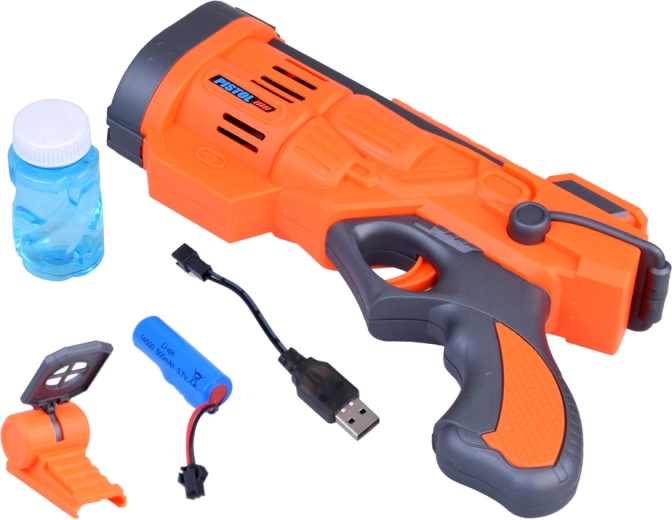 Batería recargable y cable USB incluidos