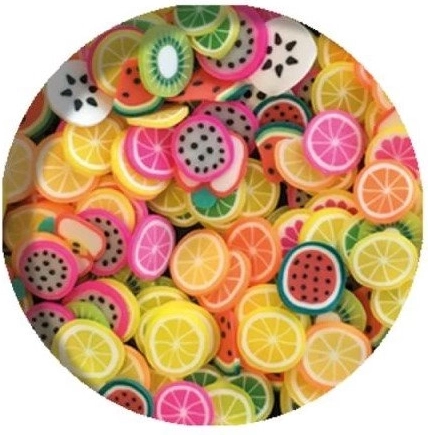 Divertido confeti de frutas para un estilo único