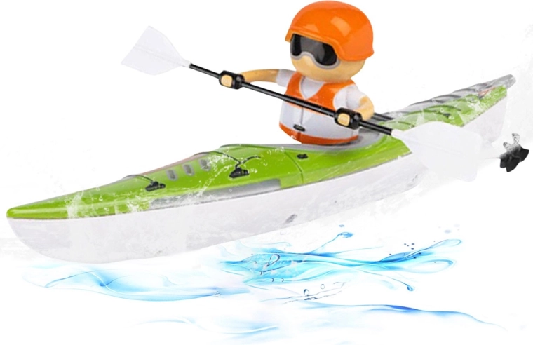 Remero realista en acción