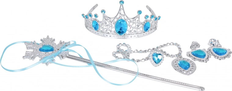 Corona y joyas brillantes