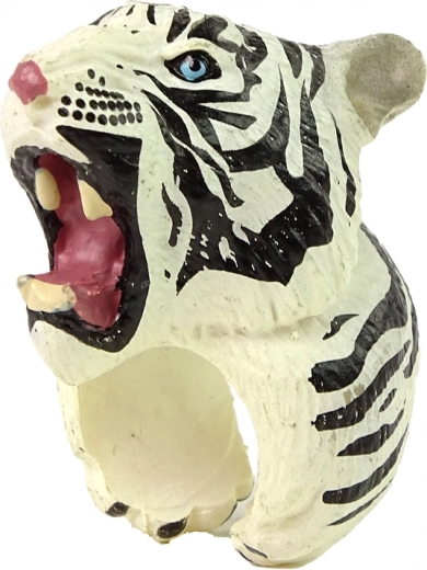 Diseño realista de tigre blanco