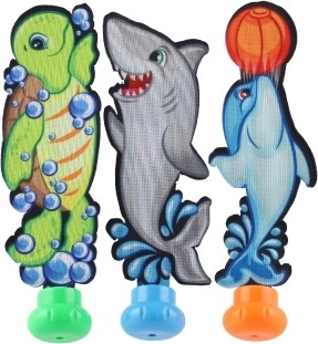 Motivos coloridos de animales marinos