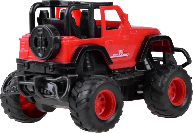 Acabado detallado con motor V8