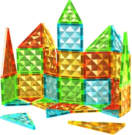 Construcción creativa con 32 piezas magnéticas