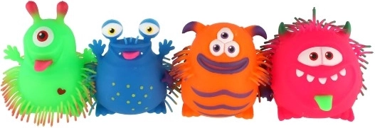 Monstruitos de colores variados