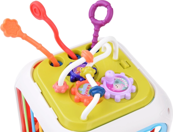 Ruedas y cuentas para el juego sensorial