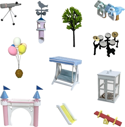 Accesorios abundantes para jugar sin fin