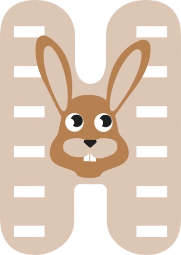 Diseño alegre con conejo