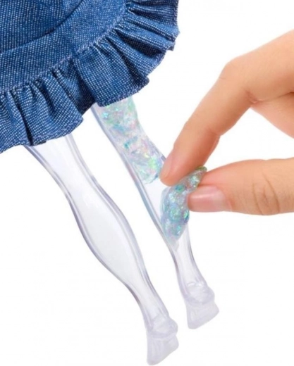 Piernas transparentes mágicas que puedes rellenar