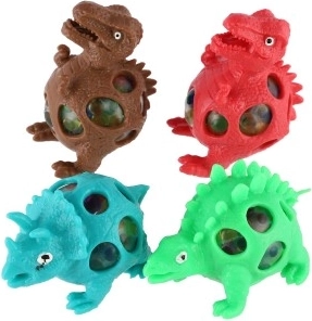 Cuatro alegres colores de dinosaurio